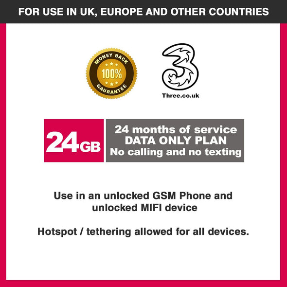 3UK 24GB 24 MONTHS - BigTravelStore