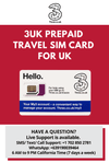 3UK 24GB 3G/4G LTE data in UK - BigTravelStore