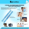 3D Mask Protector, Mask Extender, Nose and Mouth Bracket Mask Inner Support Frame with No-touch Keychain Tool (11 pcs)