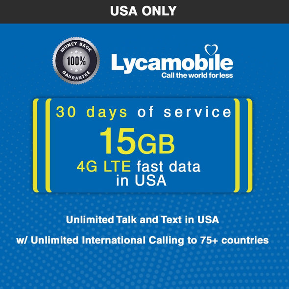 Lyca 15 GB 30 days - BigTravelStore