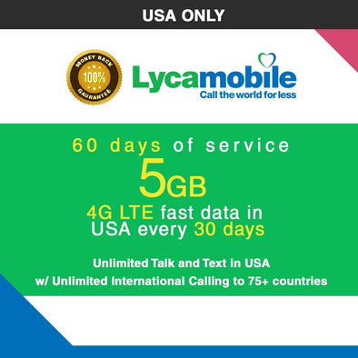 Lyca 5 GB 60 days - BigTravelStore