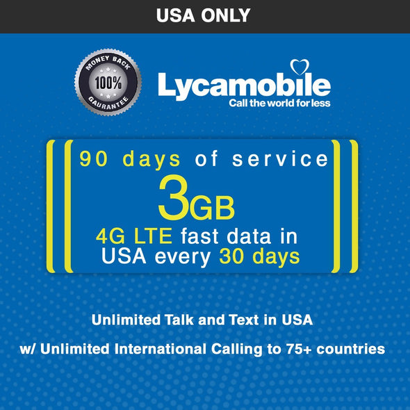 Lyca 3 GB 90 days - BigTravelStore