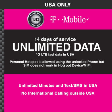 T-Mobile 14 days USA only - BigTravelStore
