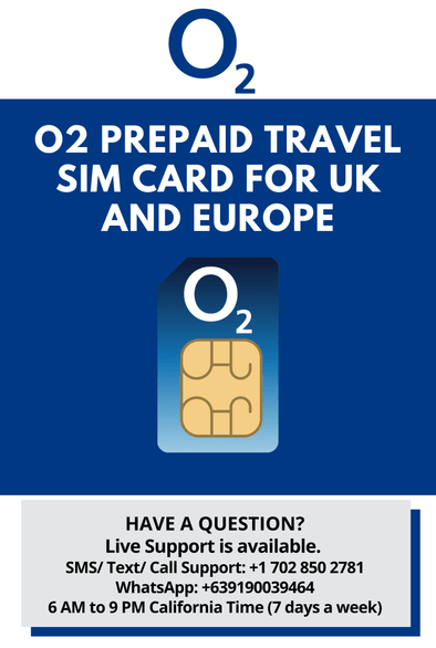 O2 25GB Data and Unlimited Calling and SMS among and within the listed EU countries for 30 Days - BigTravelStore